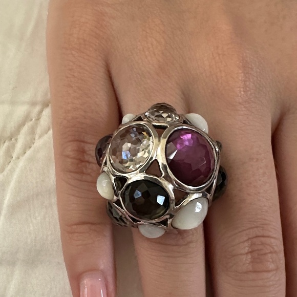 Ippolita 925 sterling Silver Ring with GEMSTONE - Picture 5 of 11